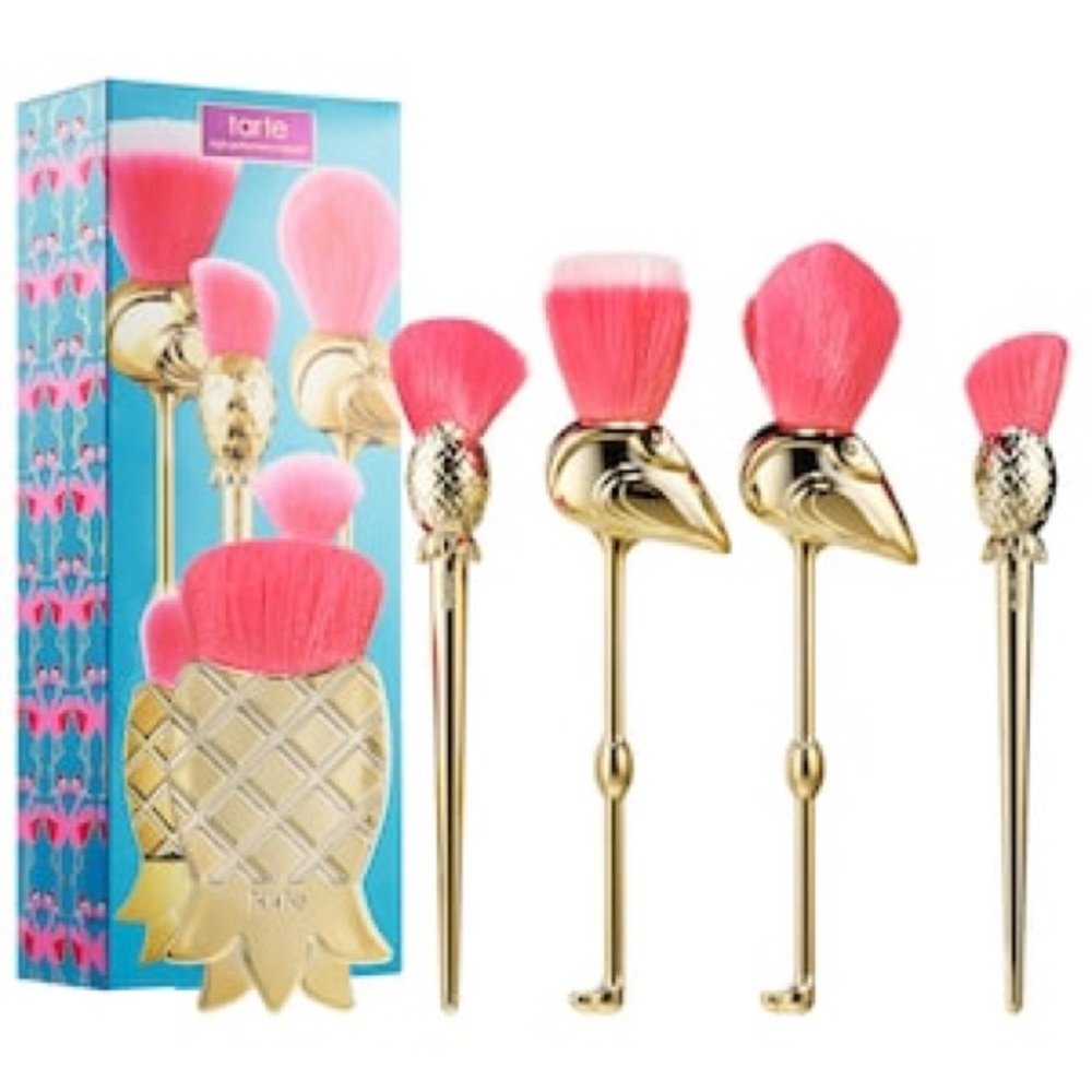 Tarte Flamingo Brush Set NWT